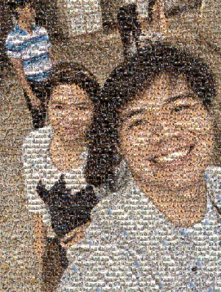 Selfie Couple photo mosaic