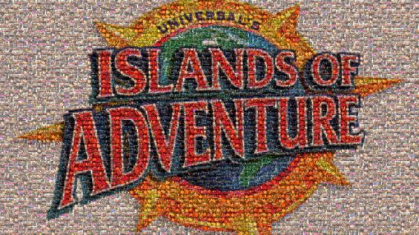 Islands of Adventure photo mosaic