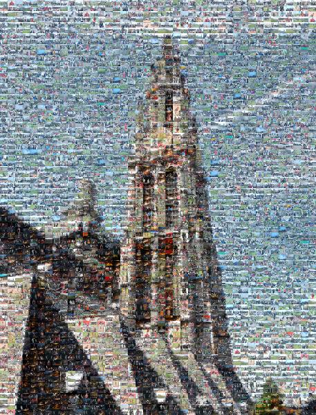 Cathedral photo mosaic