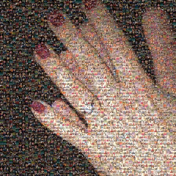 Engaged! photo mosaic