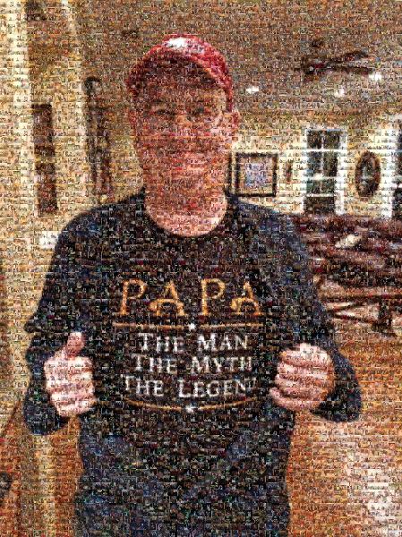 Papa photo mosaic