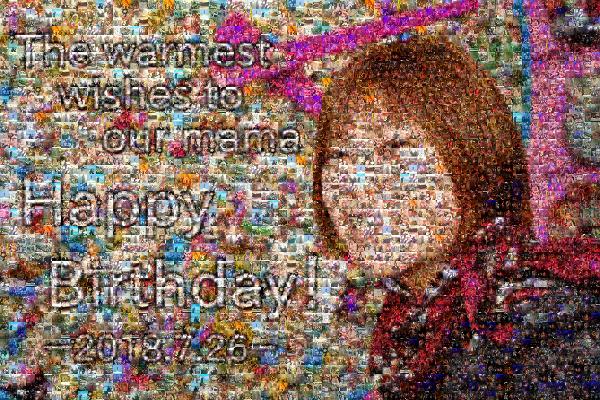 Happy Birthday! photo mosaic