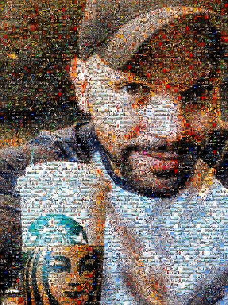 Cup photo mosaic