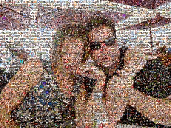 Party People Getting Wild photo mosaic
