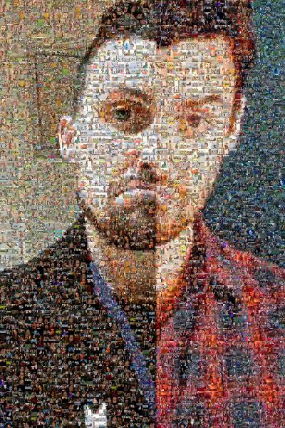 Split Portrait photo mosaic