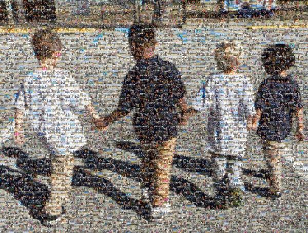 School Friends photo mosaic