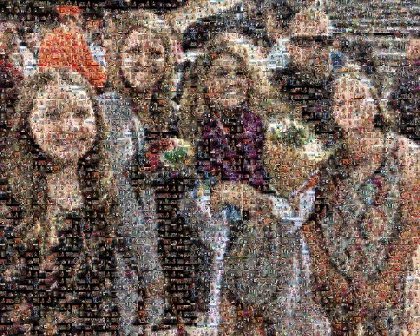 A Graduates Fans photo mosaic