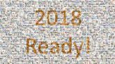2018 Ready! 2018 new years letters words celebrations numbers