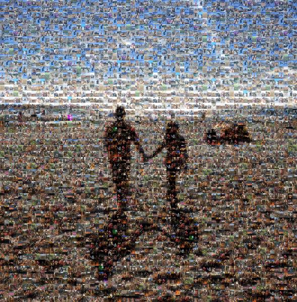 Holding Hands photo mosaic