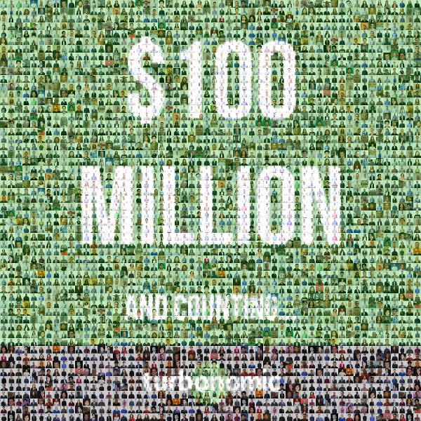 $100 Million photo mosaic