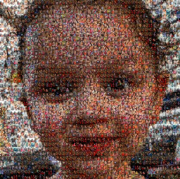 Happy Toddler photo mosaic