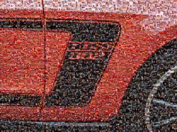 Ford Mustang photo mosaic