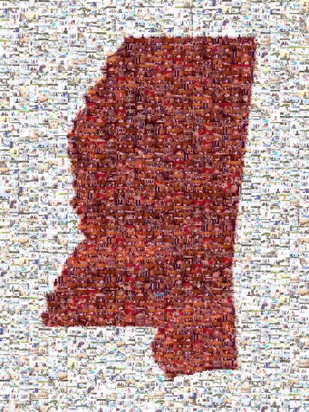 State of Mississippi photo mosaic