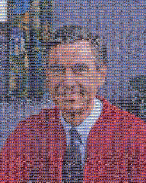 Mr. Rogers photo mosaic