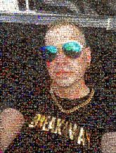 people person man faces sunglasses words letters text portraits selfies