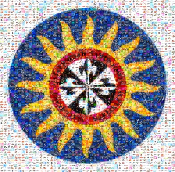 University Logo photo mosaic