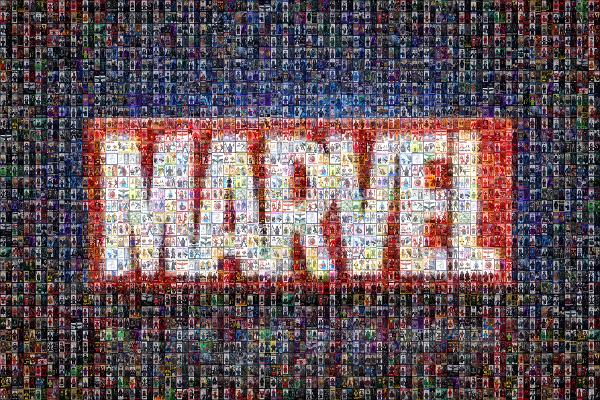 Marvel photo mosaic