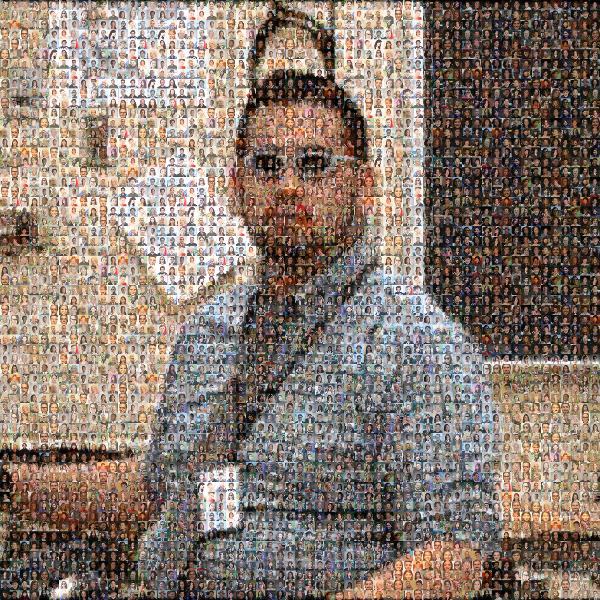 Office Portrait photo mosaic