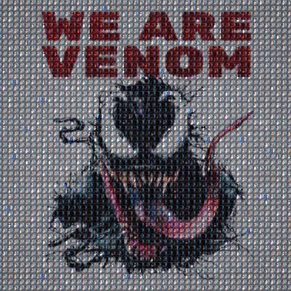 Venom photo mosaic