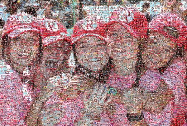 Group of Girls photo mosaic