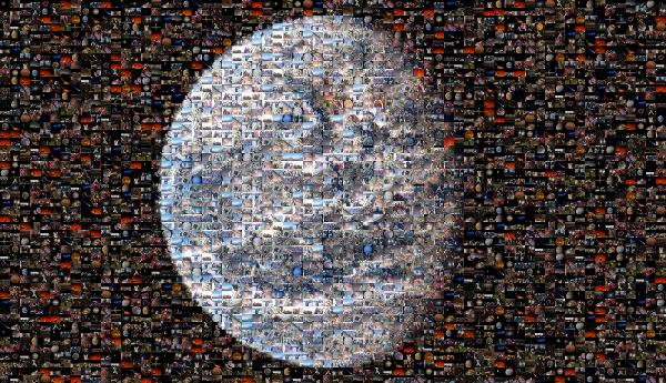Apollo 11 photo mosaic