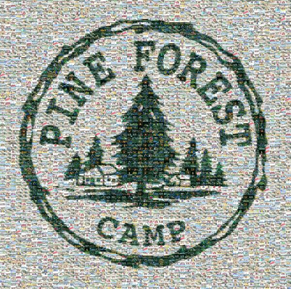 Pine Forest Camp photo mosaic