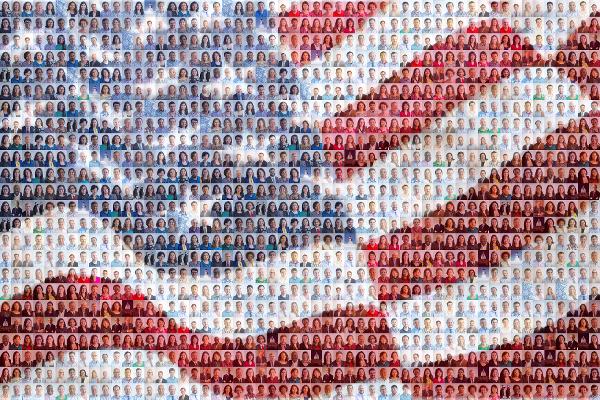 United States of America photo mosaic