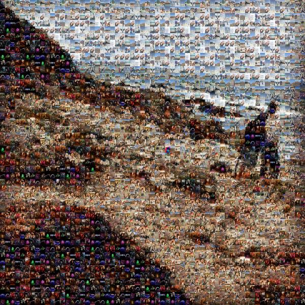 Coast photo mosaic