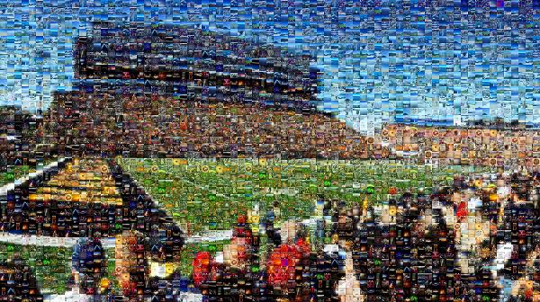 Soccer-specific stadium photo mosaic
