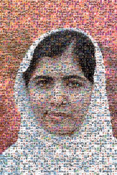 Malala Yousafzai photo mosaic