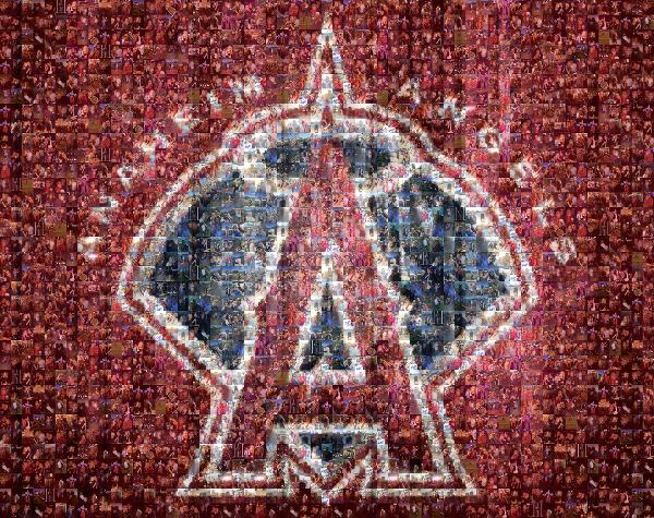 Los Angeles Angels photo mosaic