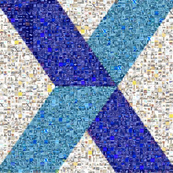 X photo mosaic
