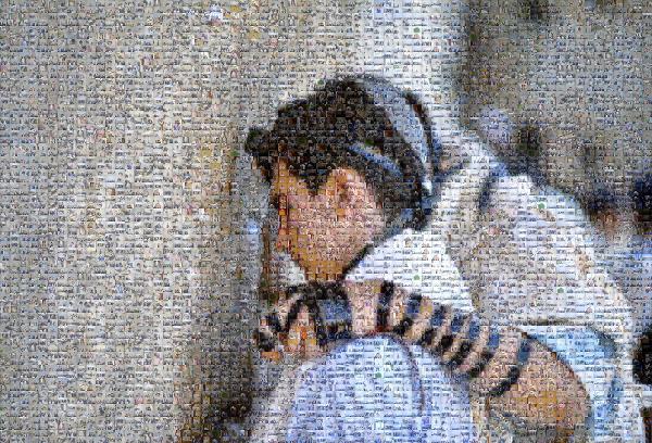 Prayer photo mosaic
