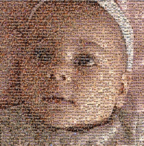 Candid Child photo mosaic