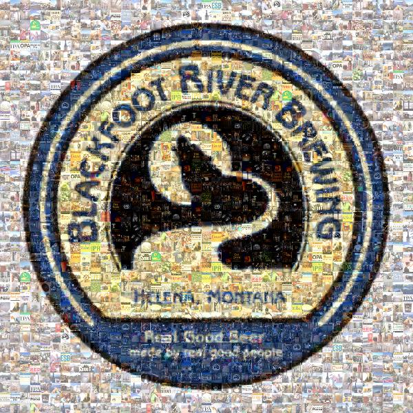 Blackfoot River Brewing photo mosaic