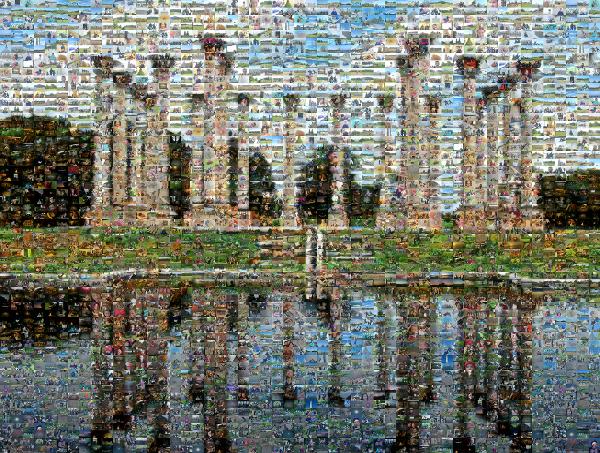 Scenic Reflection photo mosaic