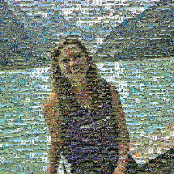 Lake Louise photo mosaic