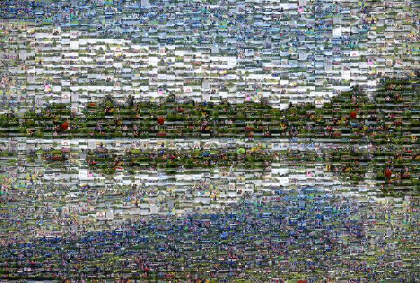 Reservoir photo mosaic