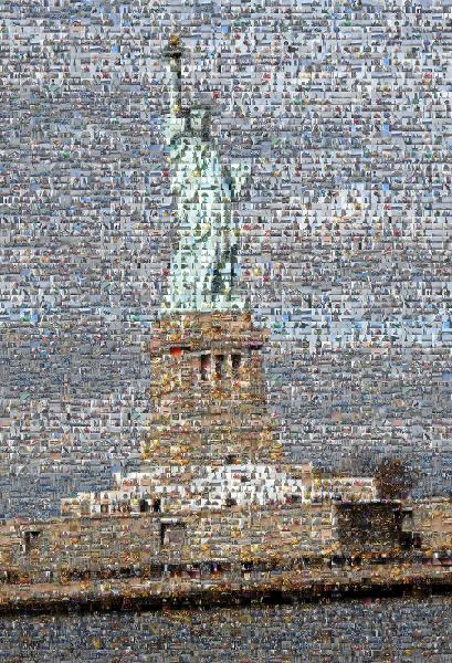 Statue of Liberty photo mosaic