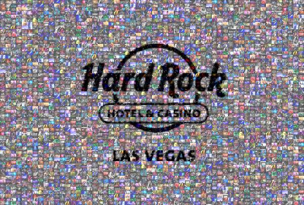 Hard Rock Hotel & Casino photo mosaic
