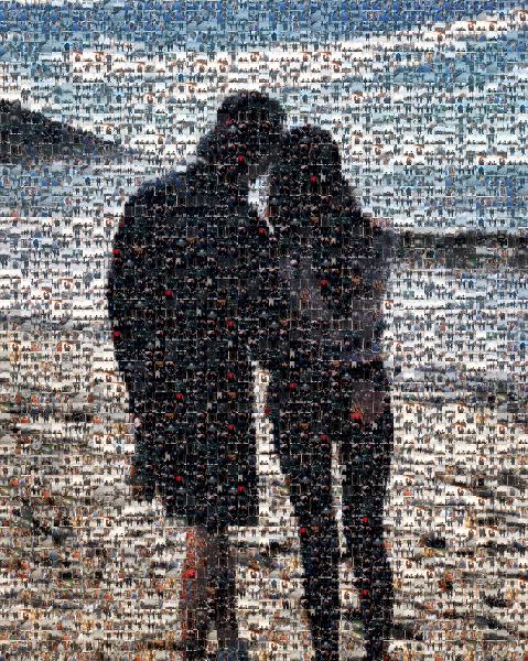 Sea photo mosaic