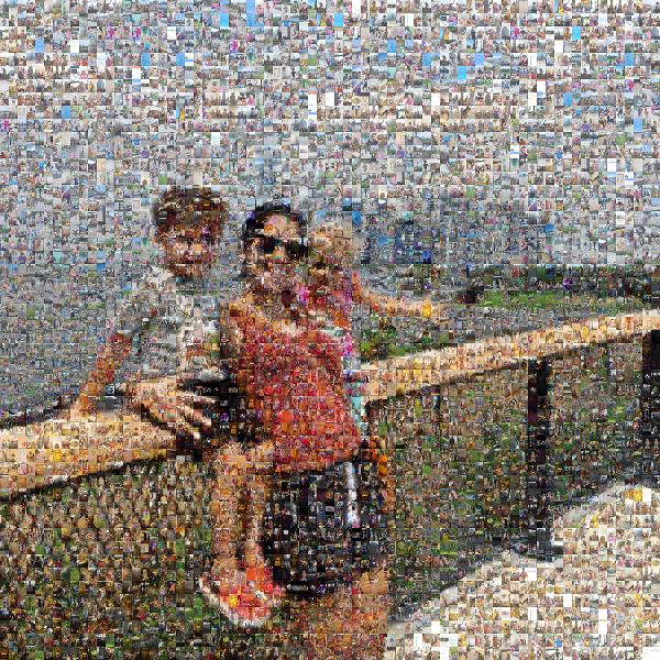 Family Trip photo mosaic
