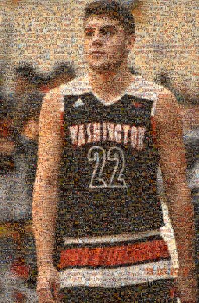 Basketball Player photo mosaic