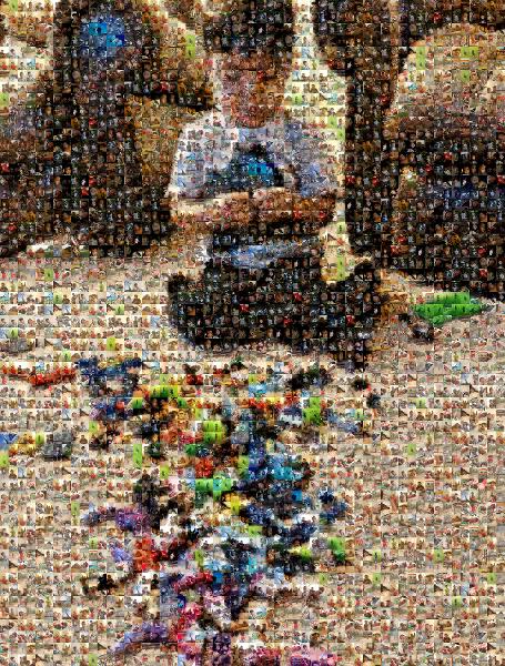 Child Playing photo mosaic