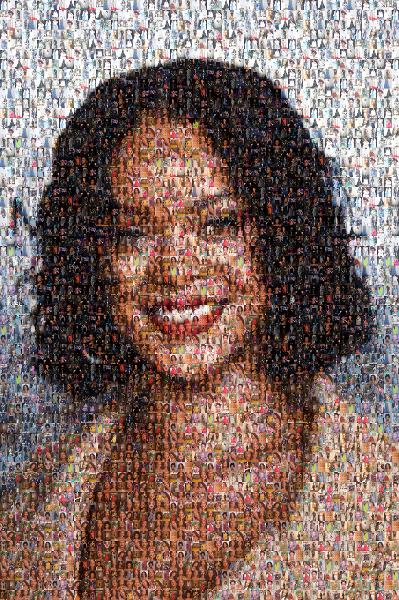 Rihanna photo mosaic