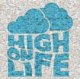 life clouds text words positivity positive icons symbols happy happiness graphics letters