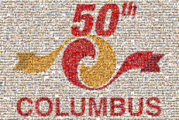 Columbus 50th photo mosaic