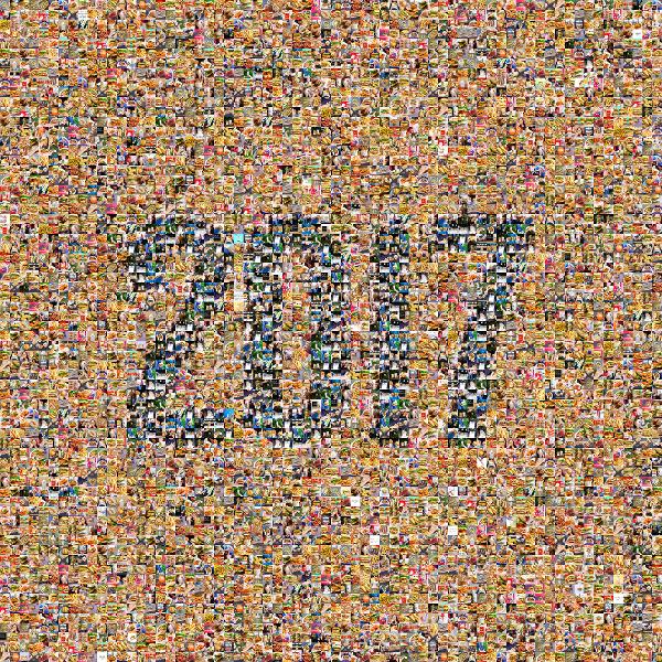2017 photo mosaic