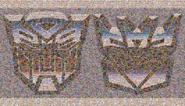 Transformers photo mosaic