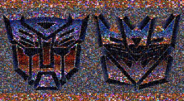 Transformers photo mosaic